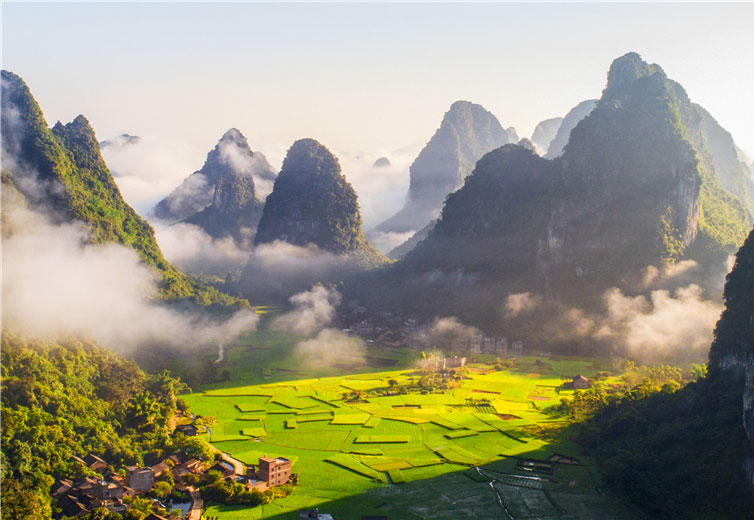 钟山百里水墨画廊